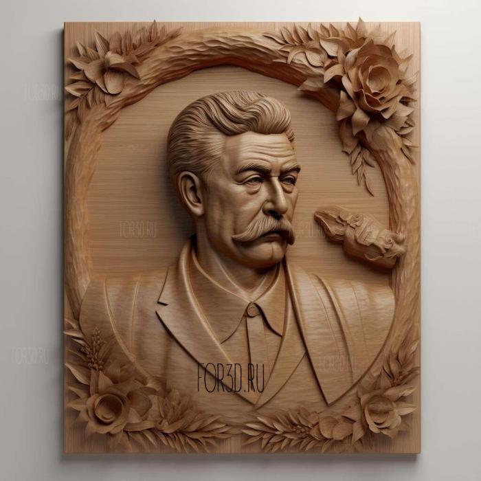 Joseph Stalin 1 stl model for CNC